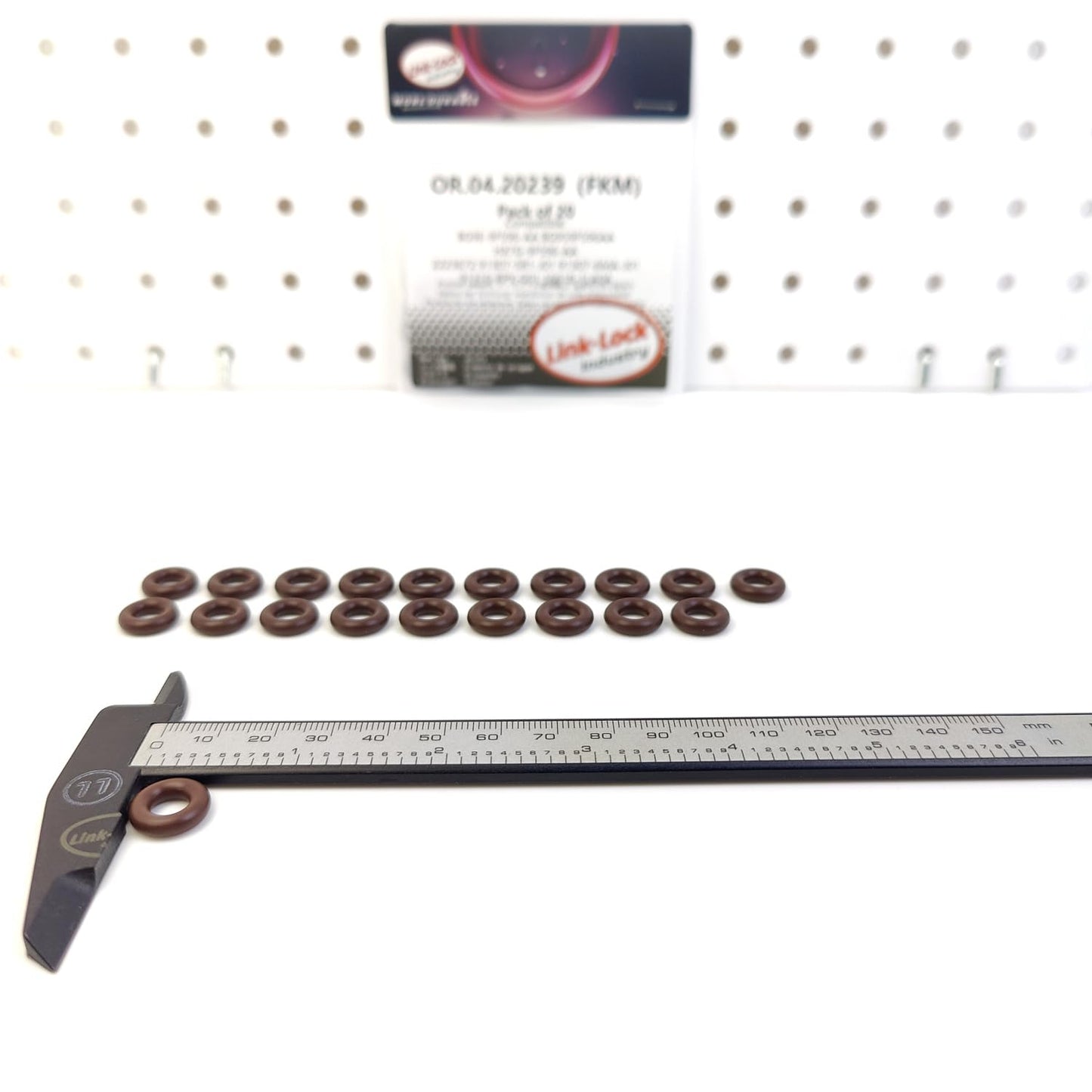 LINK-LOCK 20PCS OR.04.20239 FKM Viton Sealing O-Ring Kit of Injector BG9E-9F596-AA BG959F596AA HX7G-9F596-AA 2223672 91307-5R1-J01 91307-6MA-J01 91310-RPY-G01 16618-1LA0A for FORD for NISSAN for HONDA