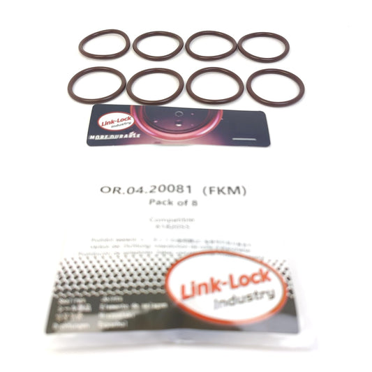LINK-LOCK 8PCS OR.04.20081 FKMバイトン製 カムシャフト用Oリングキット フォード 6182055