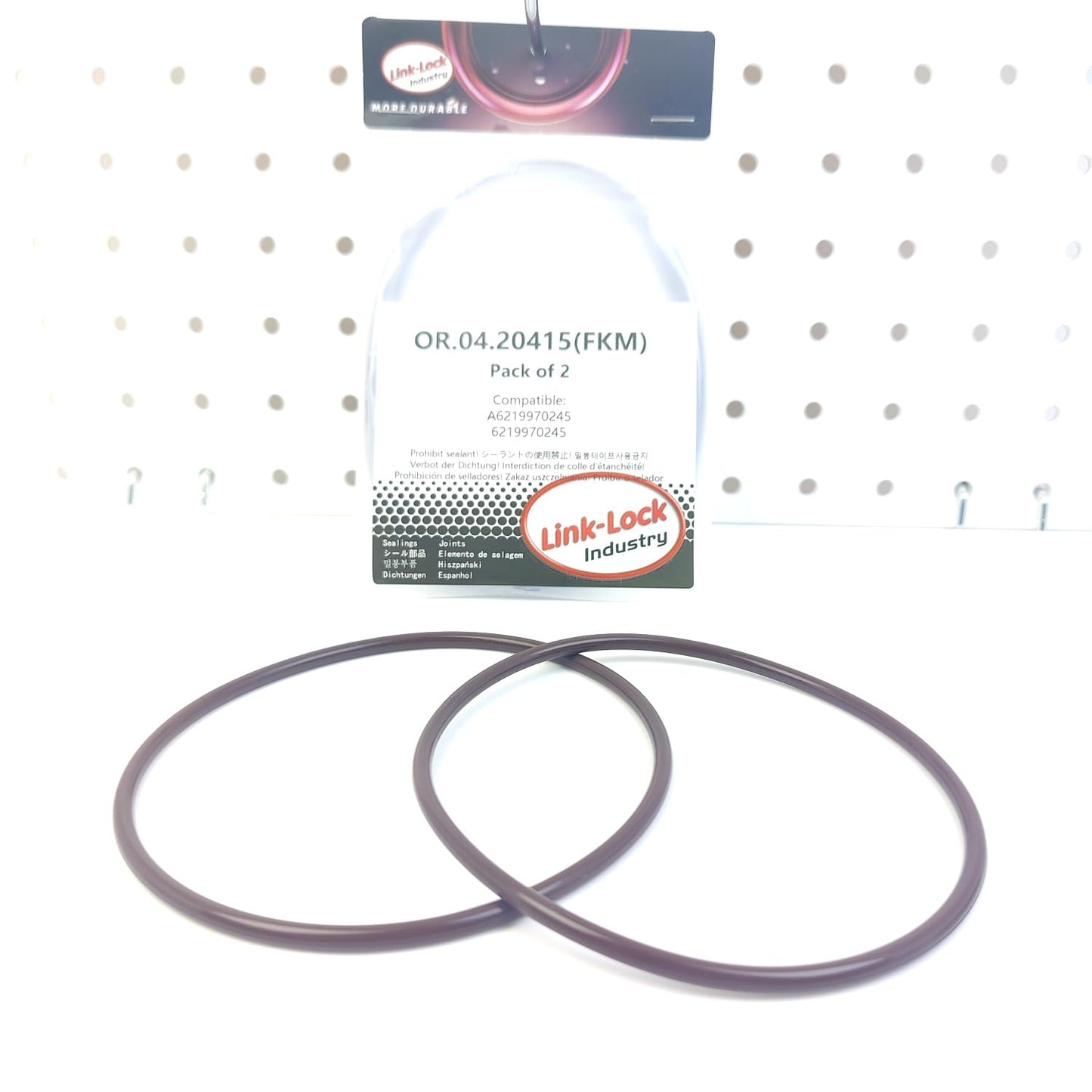 LINK-LOCK 2PCS OR.04.20415 FKM Viton Sealing O-Ring Kit of Cover To Filter Housing A6219970245 6219970245 for MERCEDES-BENZ