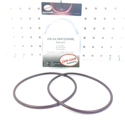 LINK-LOCK 2PCS OR.04.20415 FKM Viton Sealing O-Ring Kit of Cover To Filter Housing A6219970245 6219970245 for MERCEDES-BENZ