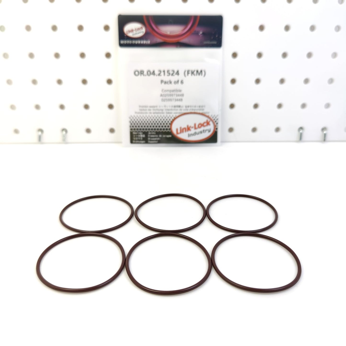 LINK-LOCK 6PCS OR.04.21524 FKM Viton Sealing O-Ring Kit of Exhaust manifold A0259973448 0259973448 for MERCEDES-BENZ-OM642