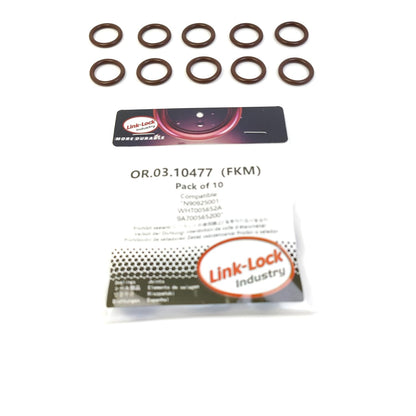 LINK-LOCK 10PCS OR.03.10477 FKM Viton Sealing O-ring Kit of Intake manifold N90925001 WHT005652A 9A700565200 For AUDI For VW For PORSCHE
