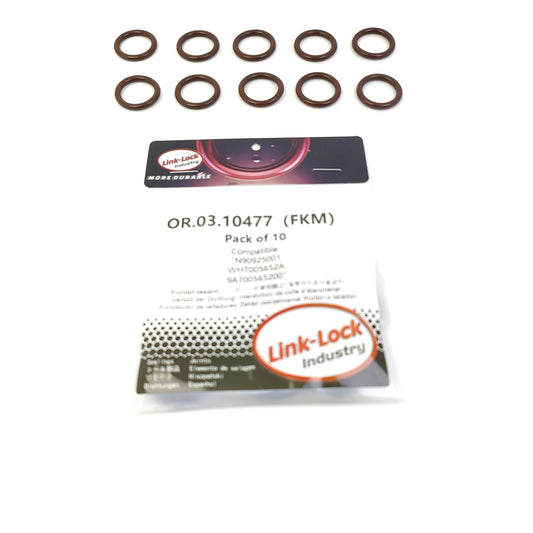 LINK-LOCK 10PCS OR.03.10477 FKM Viton Sealing O-ring Kit of Intake manifold N90925001 WHT005652A 9A700565200 For AUDI For VW For PORSCHE