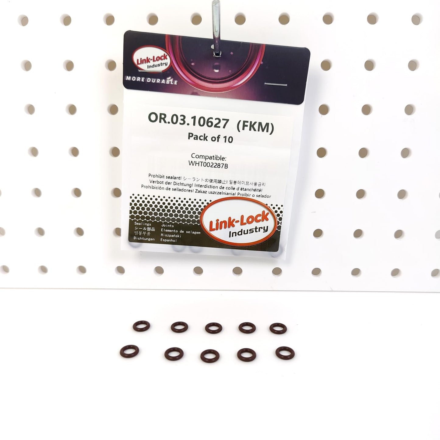 LINK-LOCK 10PCS OR.03.10627 FKM Viton Sealing O-Ring Kit of Exhaust Gas Recirculation Valve WHT002287B For AUDI For VW
