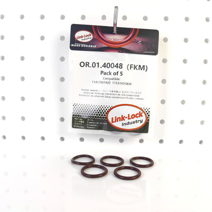 LINK-LOCK 5PCS FKM Viton OR.01.40048 Engine oil pump O-RING gasket 11417507429  11531435808 for BMW M50 M52 S52 M54