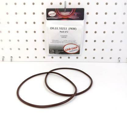 LINK-LOCK 2PCS OR.03.10253 FKM Viton Sealing O-Ring Kit of Water pump 3940386 For CHENGLONG-L315-30 L375-30 For DONGFENG-ISC8.3-270E40A For CUMMINS