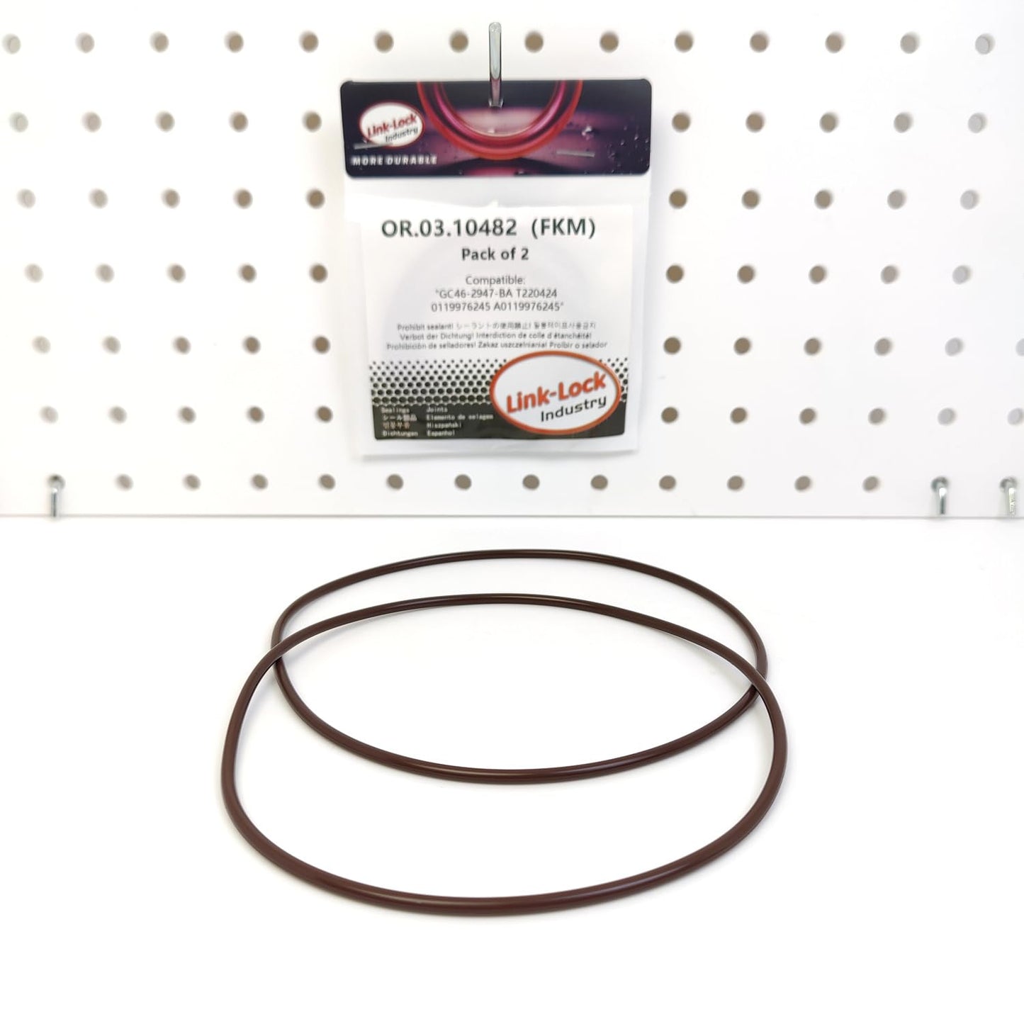 LINK-LOCK 2PCS OR.03.10482 FKM Viton Sealing O-ring Kit of Cylinder liner GC46-2947-BA T220424 0119976245 A0119976245 For FORD For MERCEDES-BENZ