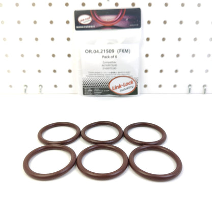 LINK-LOCK 6PCS OR.04.21509 FKM Viton Sealing O-Ring Kit of Exhaust Gas Recirculation Valve A0169975245 0169975245 for MERCEDES-BENZ-S205