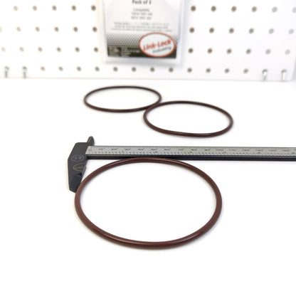 LINK-LOCK 3PCS OR.03.10182 FKMバイトンシーリングOリングキット ホイールハブ用 F81A-1001-AA F81Z-1001-AA フォードUSA-T73RVEX 99L4 T54USEM ISF28-150 T60DV0I T67DVTX T73RVEX 54USEM
