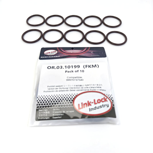 LINK-LOCK 10PCS OR.03.10199 FKM Viton Sealing O-Ring Kit of Oil Suction Pipe 99970737540 For PORSCHE-MAB MDB M96 MA1 M97
