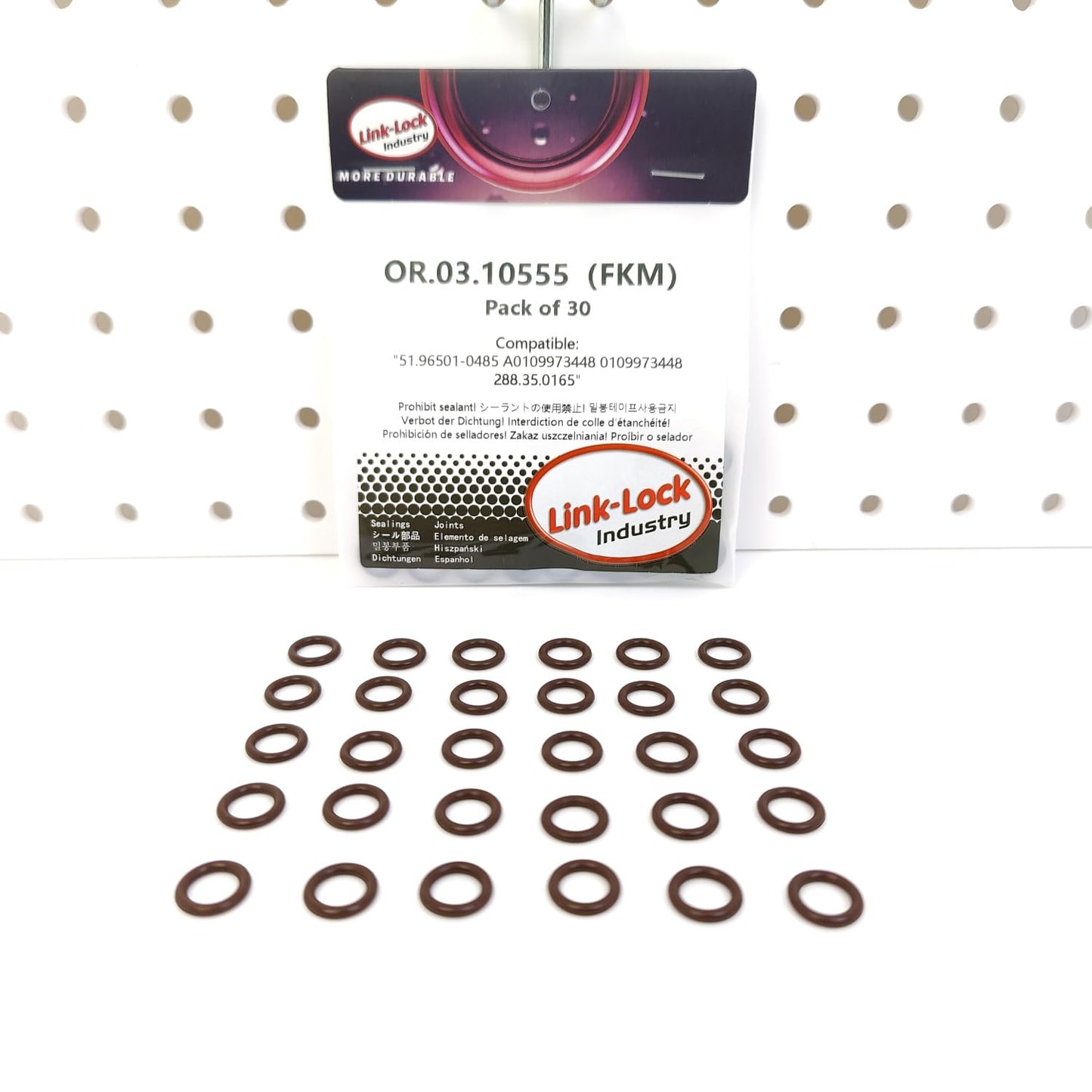 LINK-LOCK 30PCS OR.03.10555 FKM Viton Sealing O-Ring Kit of Gearbox 51.96501-0485 A0109973448 0109973448 288.35.0165 For MAN For MERCEDES-BENZ For STEYR