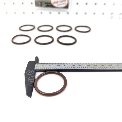 LINK-LOCK 8PCS OR.03.10149 FKM Viton Sealing O-Ring Kit of Cooling water pipe 12701726 5080112AA 1-09623220-0 55577575 650063 17582-54D00 For CHEVROLET-M13A M15A For FIAT-M16A For SUZUKI-M13A M15A