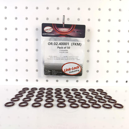 LINK-LOCK 50PCS FKM VITON OR.02.40001 FKM Oil drain screw O-ring seal gasket #11105 for Harley Davidson