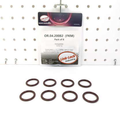 LINK-LOCK 8個 OR.04.20082 FKM Viton ロッカーパネル用シーリングOリングキット (フォード用 1576112)