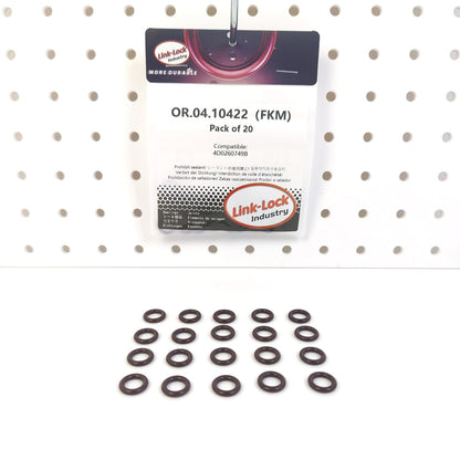 LINK-LOCK 20PCS OR.04.10422 FKM Viton Sealing O-Ring Kit of Air Condition Pipe 4D0260749B For AUDI For VW