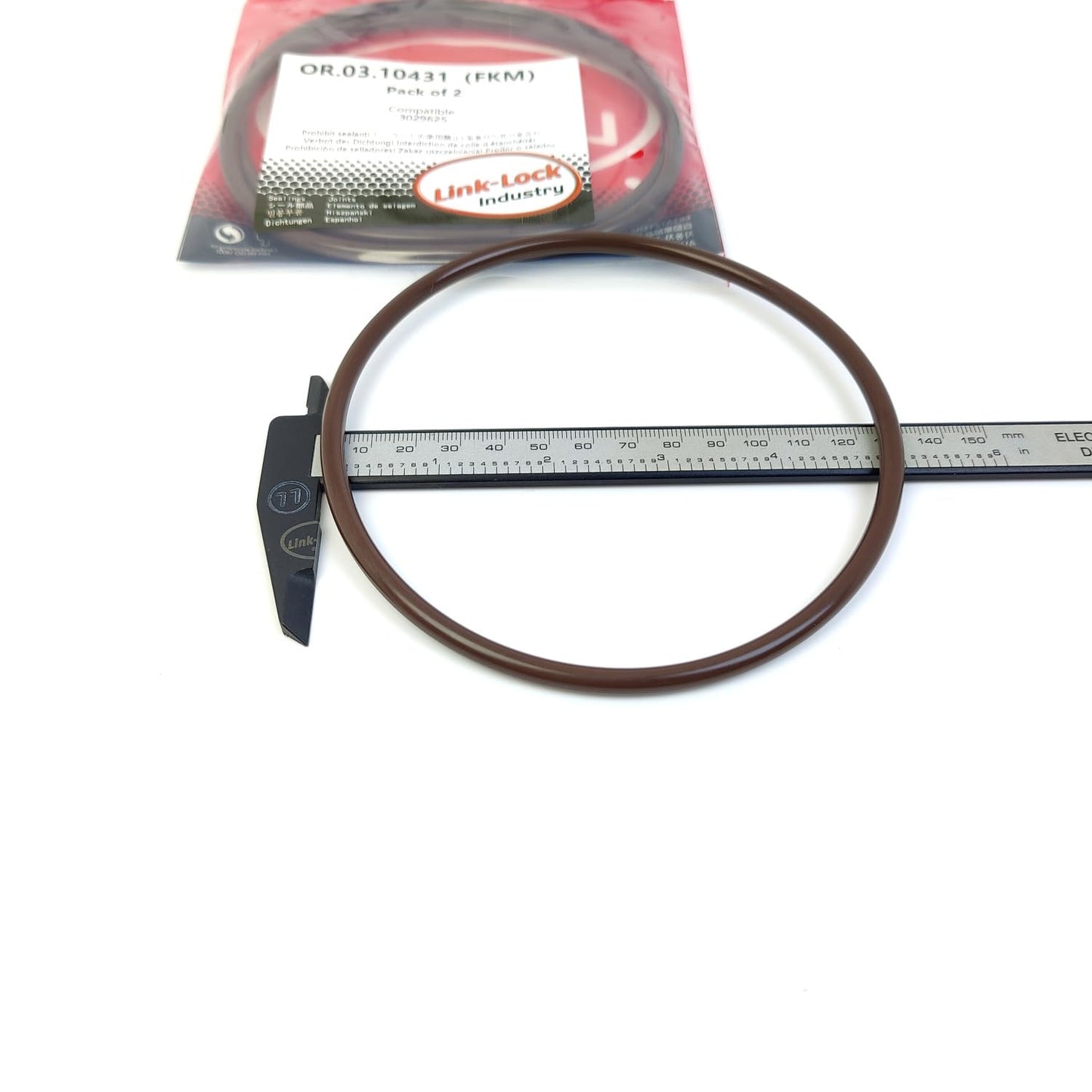 LINK-LOCK 2PCS OR.03.10431 FKM Viton 117.5×5.34 Sealing Universal O-ring Kit 3029625 For CUMMINS
