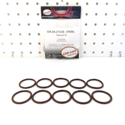 LINK-LOCK 10PCS OR.04.21536 FKM Viton Sealing O-Ring Kit of Spray valve 03H198149A-0 for VW For AUDI V6 3.6L 3.2L BWS BHK