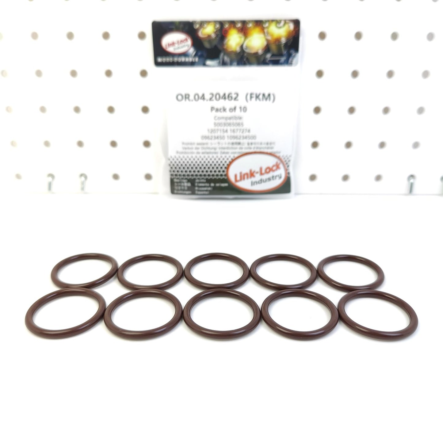 LINK-LOCK 10PCS OR.04.20462 FKM Viton Sealing O-Ring Kit of Warm Air Tank 5003065065 1207154 1677274 09623450 1096234500 for CITROEN for FORD for PEUGEOT for RENAULT for TOYOTA