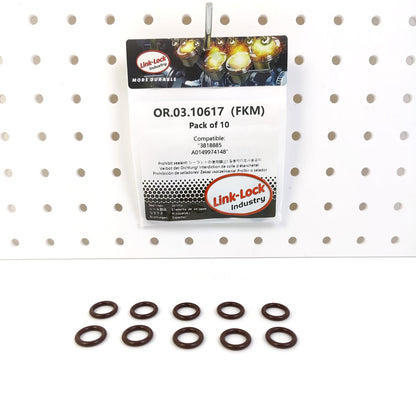 LINK-LOCK 10PCS OR.03.10617 FKM Viton 10.5×2.7 Sealing Universal O-Ring Kit 3818885 A0149974148 For CUMMINS For MERCEDES-BENZ
