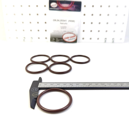 LINK-LOCK 6PCS OR.04.20341 FKM Viton Sealing O-Ring Kit of Thermostat 96143112 for CHEVROLET