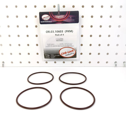 LINK-LOCK 4PCS OR.03.10603 FKMバイトンシーリングOリングキット トランスミッション用 N90354201 AUDI VW用