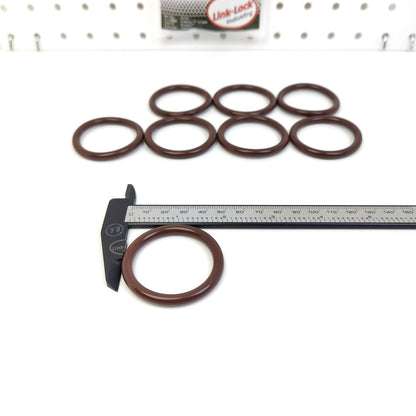 LINK-LOCK 8PCS OR.03.10310 FKM Viton Sealing O-Ring Kit of Turbocharger Air Hose 07119907867 11618579883 90537379 For BMW-B57 N47 For ROSENBAUER-B57 For CHEVROLET For BUICK For CADILLAC GMC