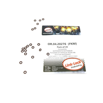 LINK-LOCK 20PCS OR.04.20276 FKM Viton Sealing O-Ring Kit of  Injector WHT006497A WHT008648 N3CZ00815H VWN3CA-9D396-BA 2575144 WHT006497 for AUDI for FORD for SKODA