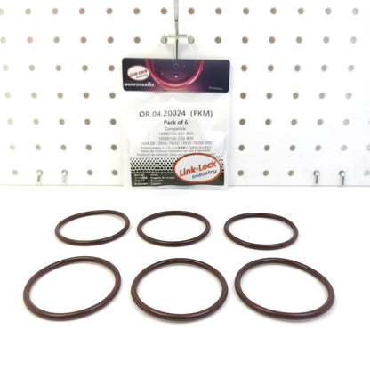 LINK-LOCK 6PCS OR.04.20024 FKM Viton 47×3.5 Sealing Universal O-Ring Kit 10080105-C01-B00 10080105-C02-B00 1424.Z4 13955-79J50 13955-79J50-000 for BAIC for PEUGEOT for SUZUKI