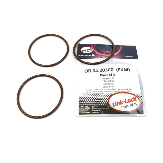 LINK-LOCK 3PCS OR.04.20300 FKM Viton シーリングOリングキット オイルフィルター用 14464880 4898876 LR133457 ALFA、ROMEO、IVECO、LAND ROVER対応