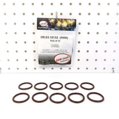 LINK-LOCK 10PCS OR.03.10132 FKM Viton Sealing O-Ring Kit Of Intake hose 13718576853 For BMW-B37 B47 For MINI-B37 B47