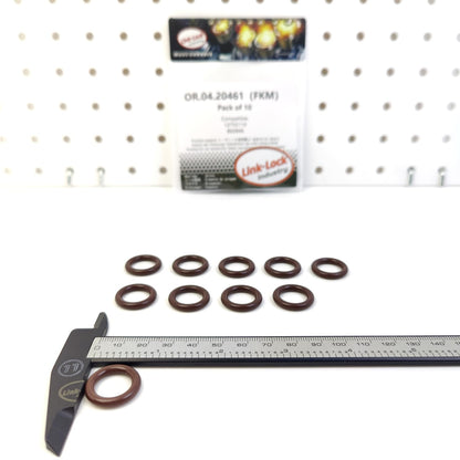 LINK-LOCK 10PCS OR.04.20461 FKM Viton Sealing O-Ring Kit of Crankcase Vent 12755110 860846 for OPEL for SAAB for CADILLAC