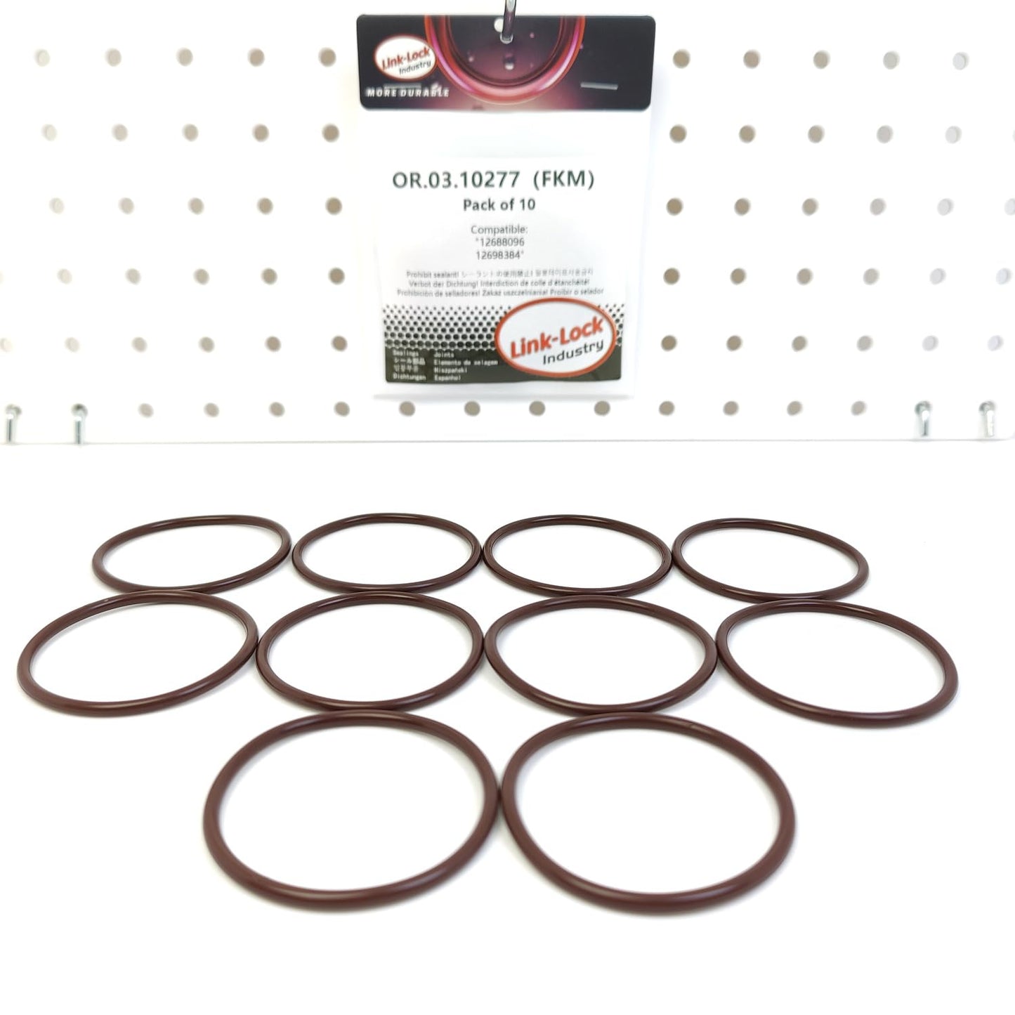 LINK-LOCK 10PCS OR.03.10277 FKM Viton Sealing O-Ring Kit of Camshaft Adjustment Device 12688096 12698384 For BUICK-L3T For CHEVROLET-L2R L3B L3T For CADILLAC-L3B GMC-L2R L3B For OPEL-F14