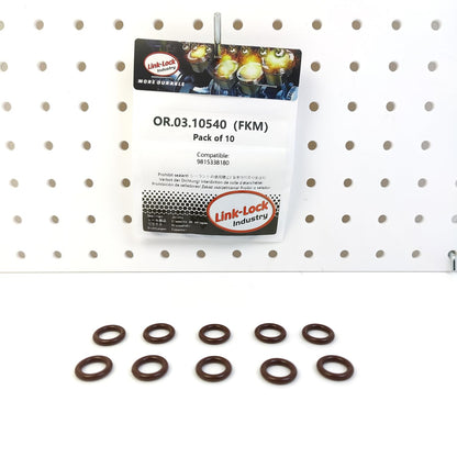 LINK-LOCK 10PCS OR.03.10540 FKM Viton 11×3 Sealing Universal O-Ring Kit 9815338180 For CITROËN For FIAT For DS For PEUGEOT