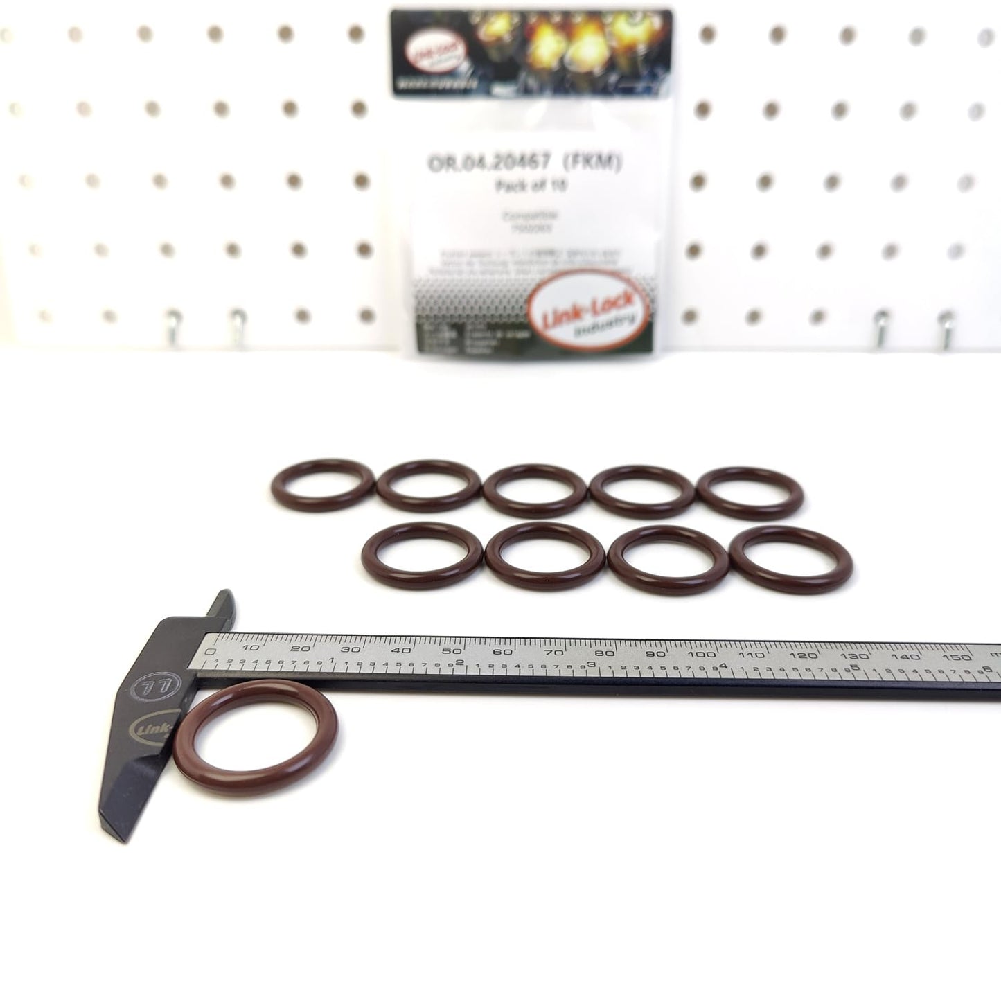 LINK-LOCK 10PCS OR.04.20467 FKM Viton Sealing O-Ring Kit of Turbochager Oil Line 7502263 for SAAB