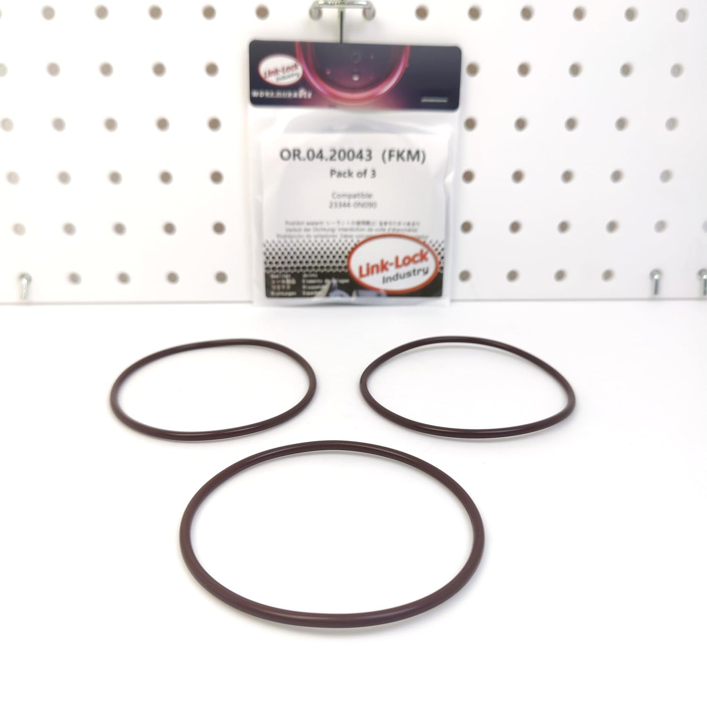 LINK-LOCK 3PCS OR.04.20043 FKM Viton Sealing O-Ring Kit of Fuel Filter 23344-0N090 for TOYOTA
