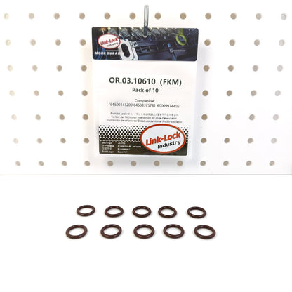 LINK-LOCK 10PCS OR.03.10610 FKM Viton Sealing O-Ring Kit of Refrigerant Duct and Expansion Valve 64500141209 64508375741 A0009974405 For BMW For MERCEDES-BENZ
