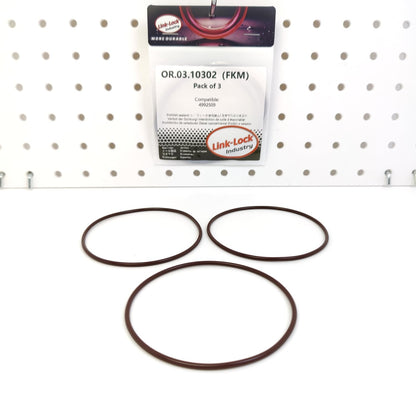 LINK-LOCK 3PCS OR.03.10302 FKM Viton Sealing O-Ring Kit of Turbocharger Air Hose 4992509 For BMC ISBe4-300 ISBe5-285B ISC260 CAMC-ISLe340 ISLe310 For ALEXANDER DENNIS-ISL280 ISLe340 ISLe330