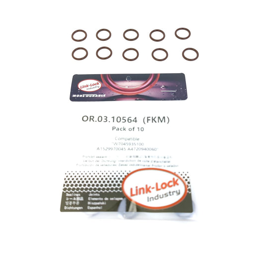 LINK-LOCK 10PCS OR.03.10564 FKM Viton Sealing O-Ring Kit of Crankcase vent W704593S100 A1529970045 A4720940060 For MERCEDES-BENZ For FORD USA