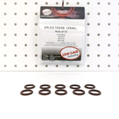 LINK-LOCK 10PCS OR.03.10246 FKMバイトンシーリングOリングキット サーモスタットハウジング用 4010519 4921574 2241738 CUMMINS-ISF150 ISF160 ISF3.8 FORD-ISF FORD USA-ISF28-150 VW-ISF160対応