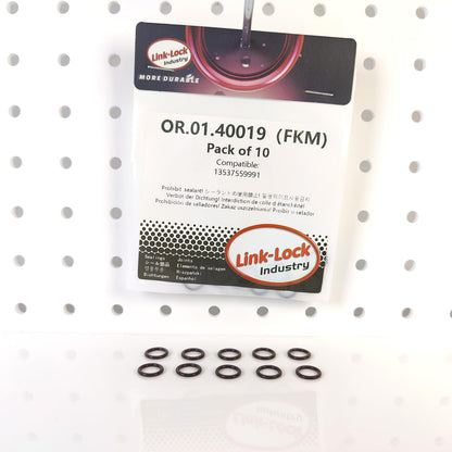 LINK-LOCK 10PCS FKM Viton OR.01.40019 Engine high-pressure fuel pump O-RING gasket 13537559991 for BMW N55 N63 N54 N53 N43 S65