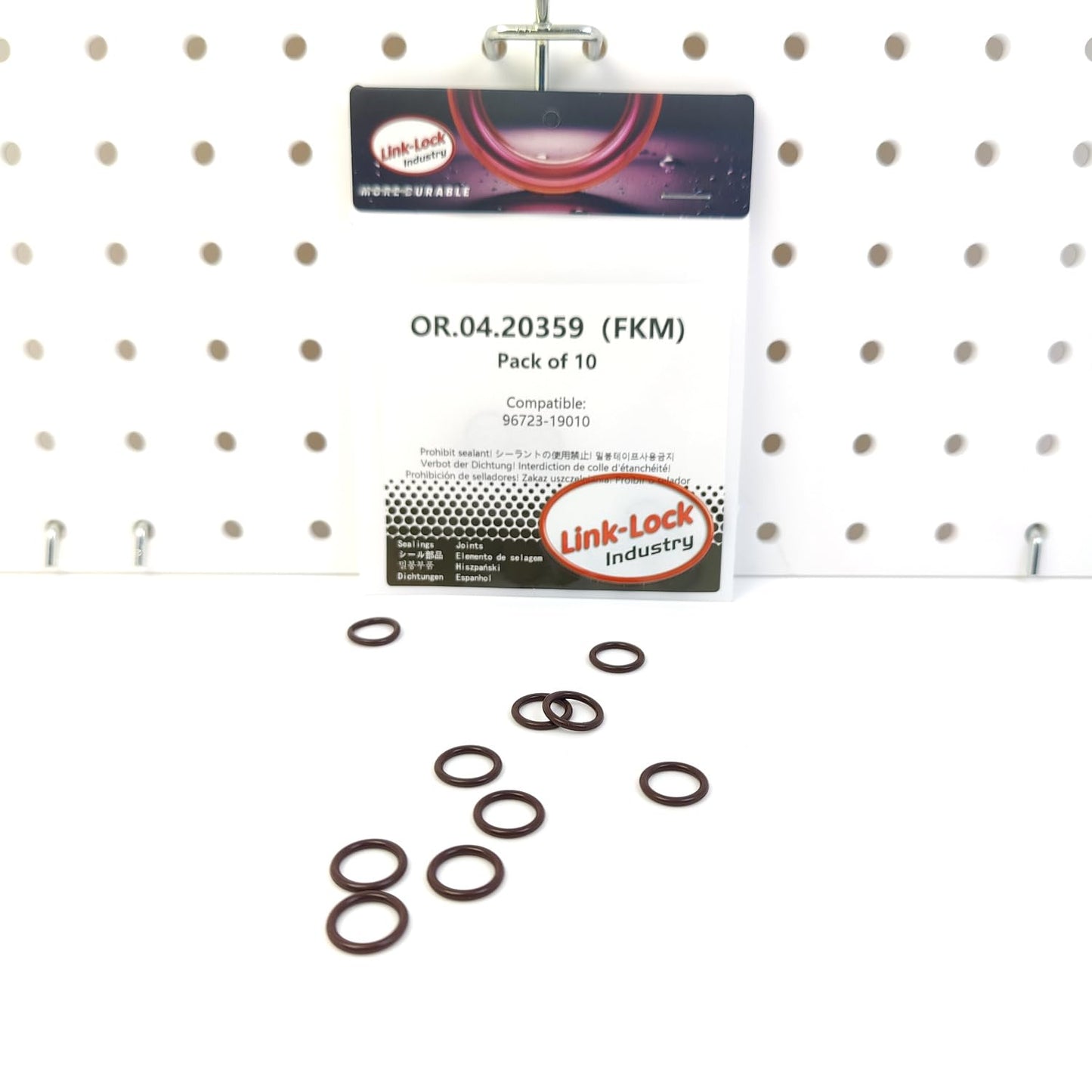 LINK-LOCK 10PCS OR.04.20359 FKM Viton Sealing O-Ring Kit of Injection Pump 96723-19010 for LEXUS