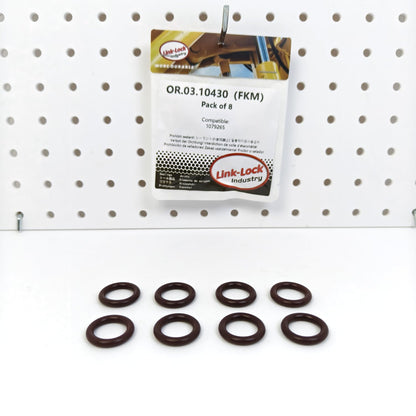 LINK-LOCK 8PCS OR.03.10430 FKM Viton Sealing O-Ring Kit of Intake manifold 1079265 For FORD