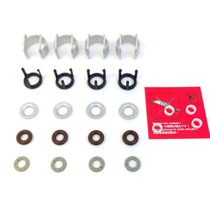 LINK-LOCK 4Set OK.04.10015 fuel injector repair kit 06H998907A with FKM Viton O-RING For VW For AUDI 180T 1.4T 30T CYVD CZDD