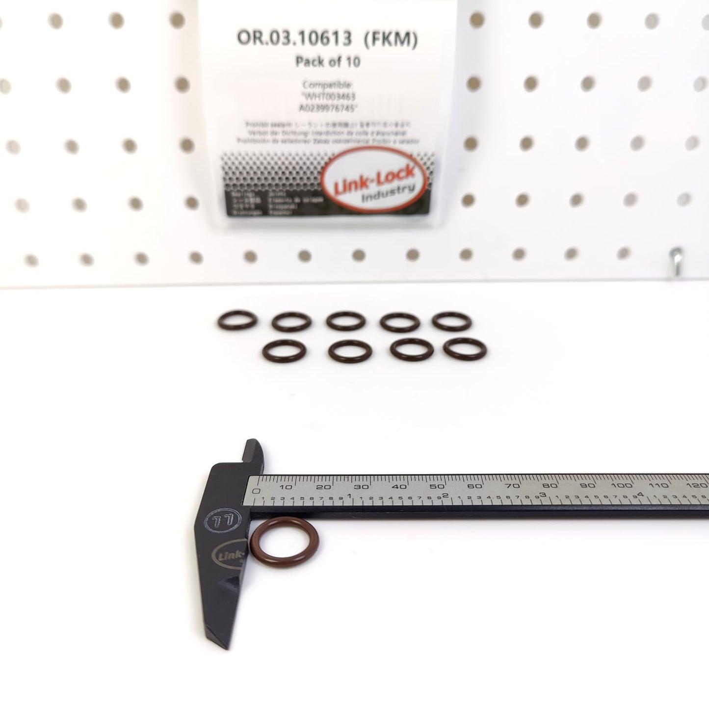 LINK-LOCK 10PCS OR.03.10613 FKM Viton Sealing O-Ring Kit of Dipstick WHT003463 A0239976745 For MERCEDES-BENZ For AUDI For VW