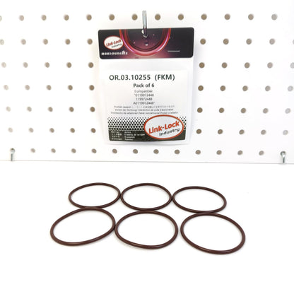 LINK-LOCK 6PCS OR.03.10255 FKM Viton Sealing O-Ring Kit of Water pump 0119972448 119972448 A0119972448 For MERCEDES-BENZ-M104 M103 M120