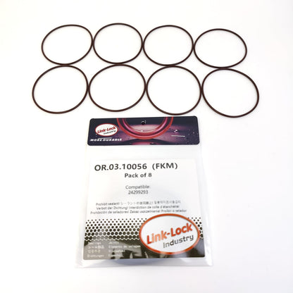 LINK-LOCK 8PCS OR.03.10056 FKM Viton Sealing O-Ring Kit Of Oil filter 24299293 For CHEVROLET-LT2 LT6