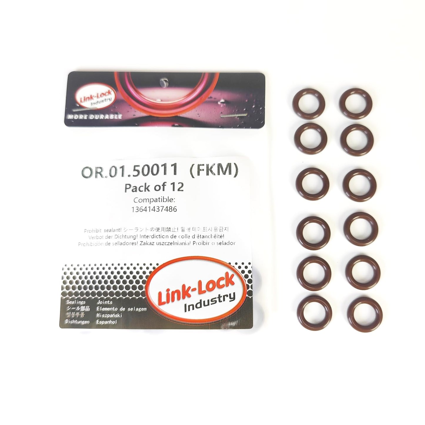 LINK-LOCK 2PCS OR.04.20149 FKMバイトン製シーリングOリングキット ウォーターポンプカバー用 12643779 MD613776 321991 シボレー/三菱/スカニア用