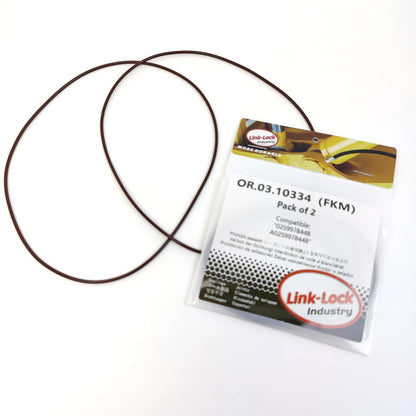 LINK-LOCK 2PCS OR.03.10334 FKM Viton Sealing O-Ring Kit of Cylinder Liner 0259978448 A0259978448 For MERCEDES-BENZ-M476 OM447 OM401 OM441 OM445 OM442 OM446
