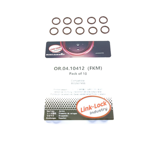 LINK-LOCK 10PCS OR.04.10412 FKM Viton Sealing O-Ring Kit of Air Condition Pipe 8E0260749B For AUDI For VW