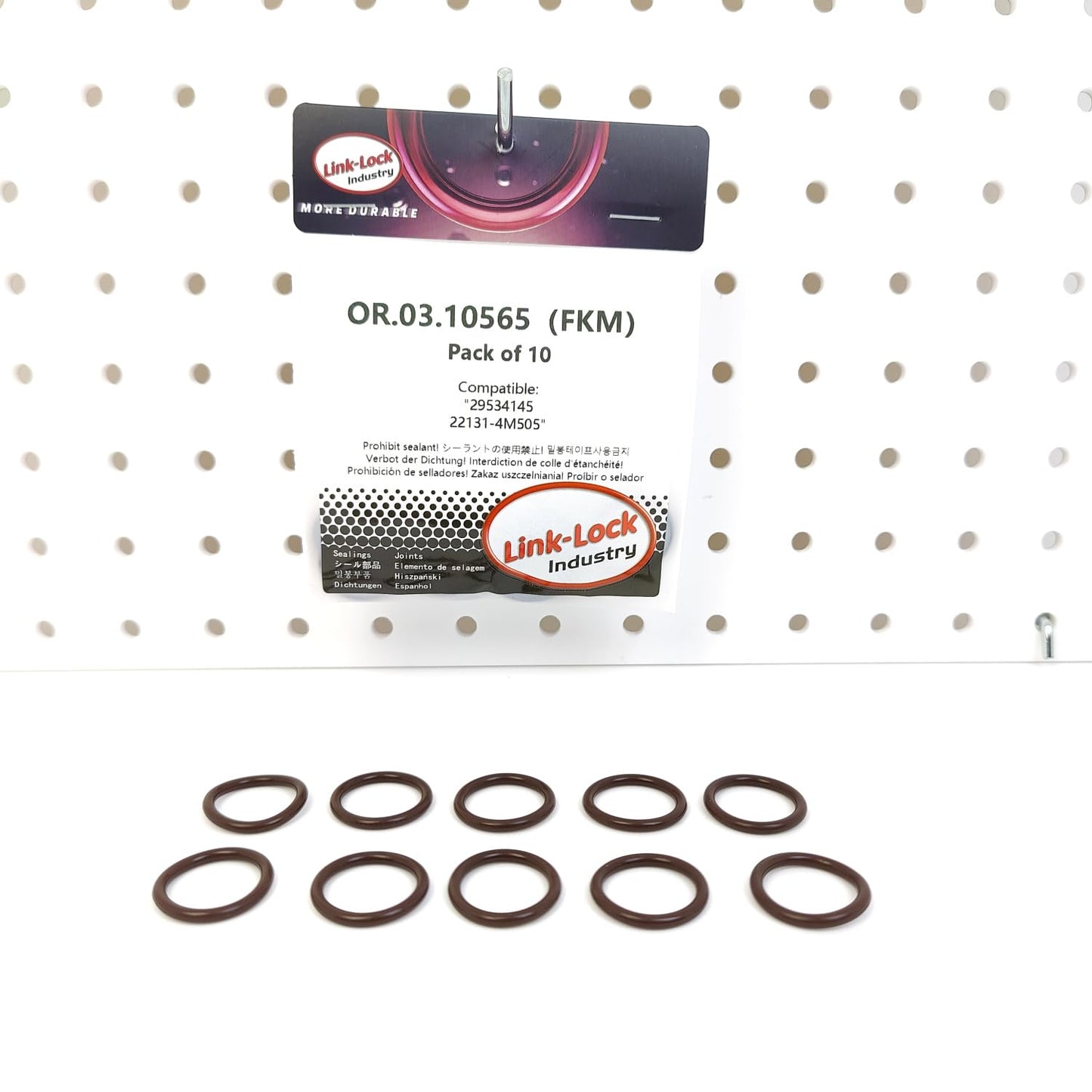 LINK-LOCK 10PCS OR.03.10565 FKM Viton Sealing O-Ring Kit of Speed sensor 29534145 22131-4M505 For BUICK For CADILLAC For CHEVROLET For NISSAN